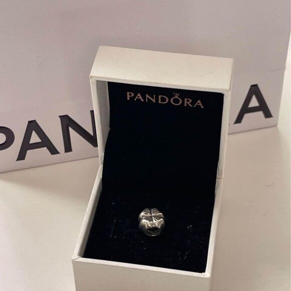 Pandora Flower silver 925 ALE charm, authentic, retired, rare, great condition - Picture 2 of 3
